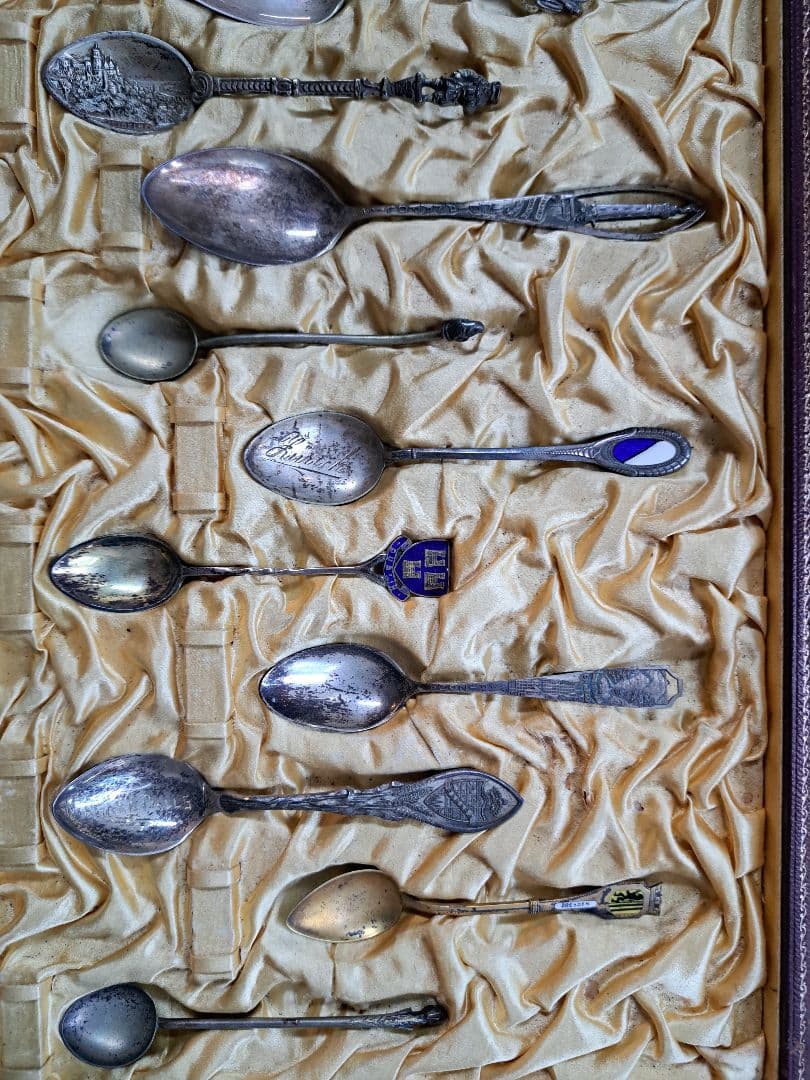アンティークスプーンセット 14本