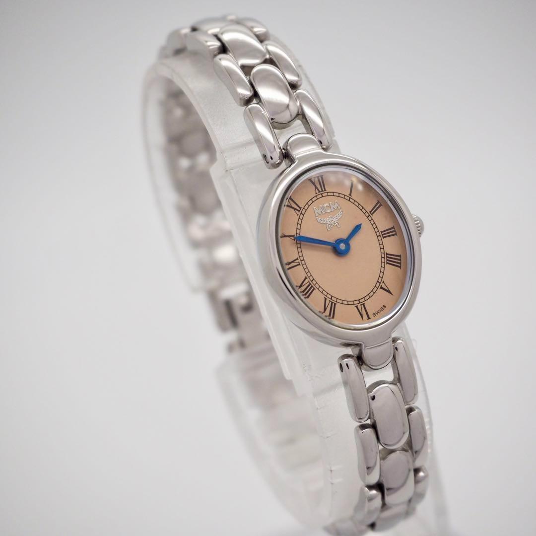 448 稼働【美品・OH済み】MCM　時計　レディース　オーバル　箱付き