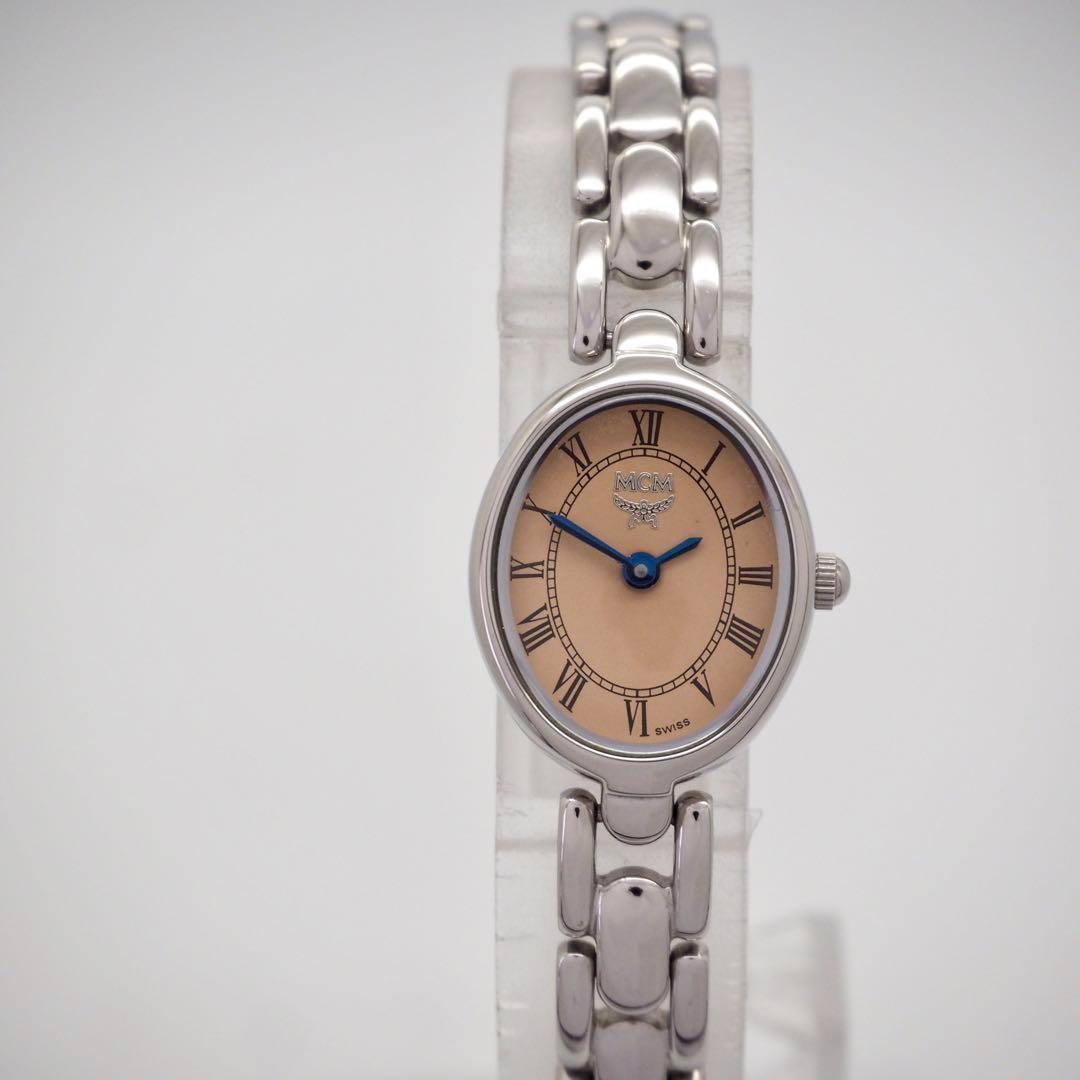 448 稼働【美品・OH済み】MCM　時計　レディース　オーバル　箱付き