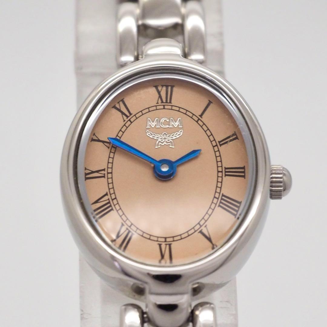 448 稼働【美品・OH済み】MCM　時計　レディース　オーバル　箱付き