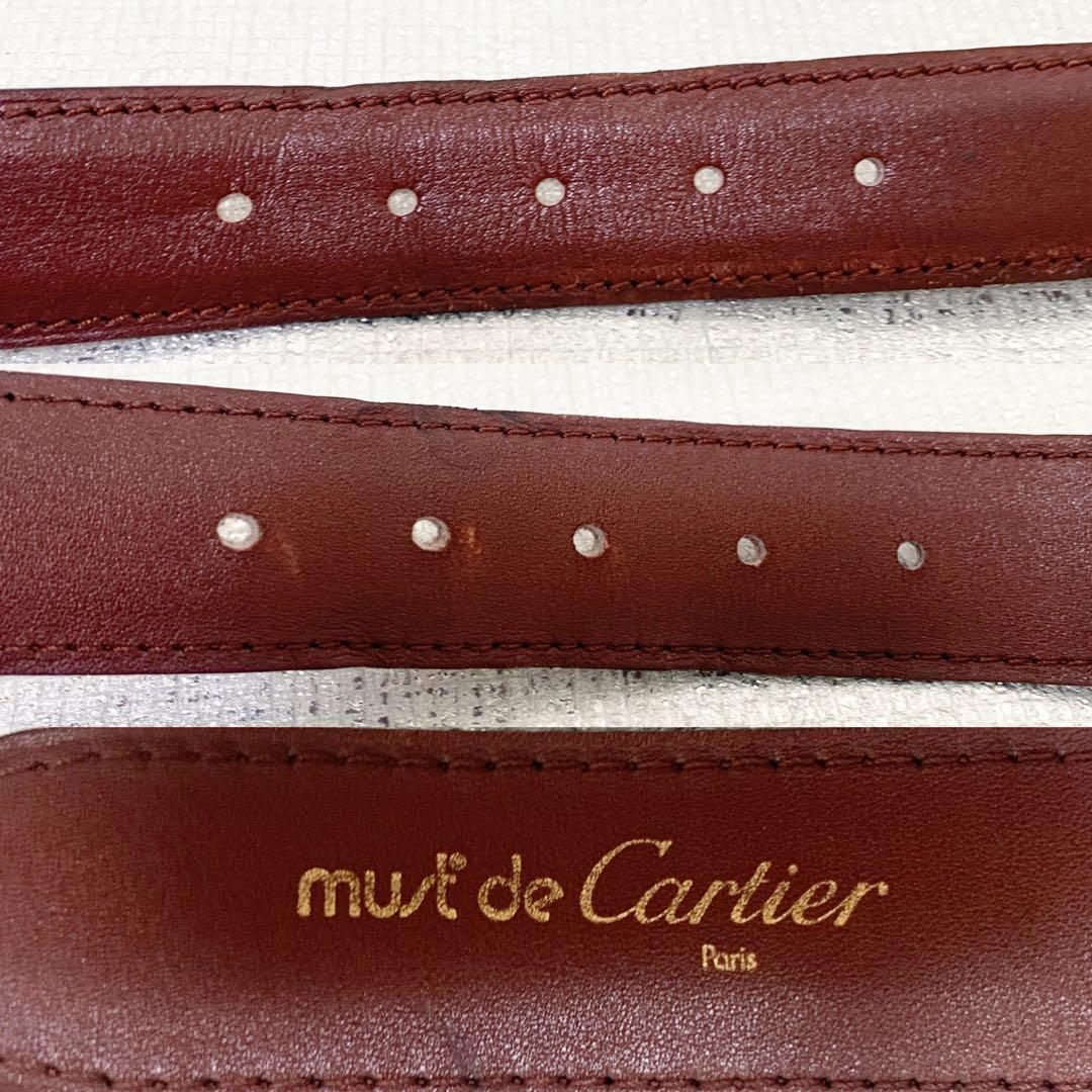 Cartier カルティエ　ベルト　ボルドー　ゴールド