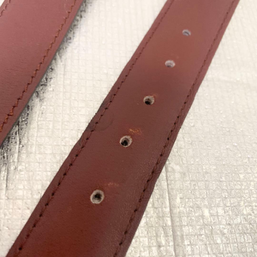 Cartier カルティエ　ベルト　ボルドー　ゴールド