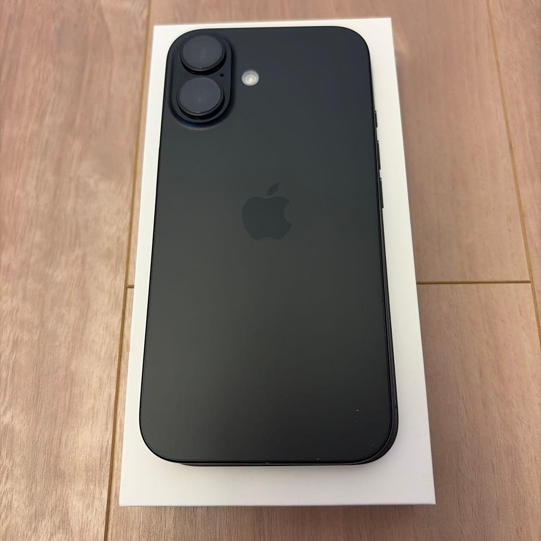 Apple iPhone 16 128GB ブラック 本体 箱付き