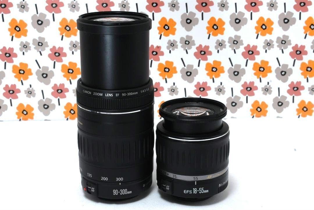 【返品保証】❤Canon Kiss X8i❤Wi-Fi画像転送❤ダブルレンズ❤