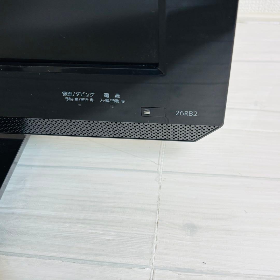 東芝 REGZA 26V型 液晶テレビ 26RB2 Blu-rayプレーヤー内蔵