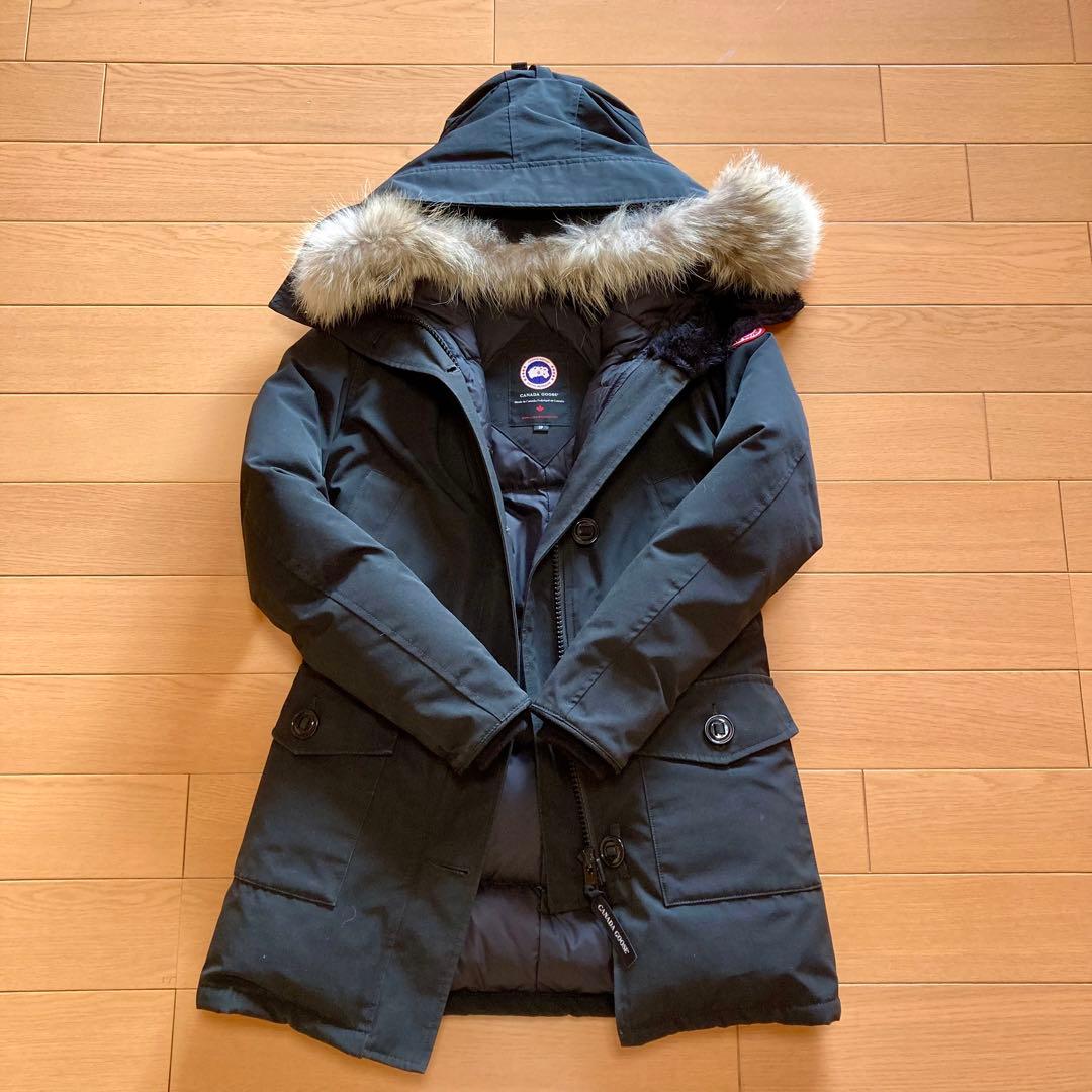 限定価格 カナダグース ダウンジャケット 黒ブラックS BRONTE2603JL