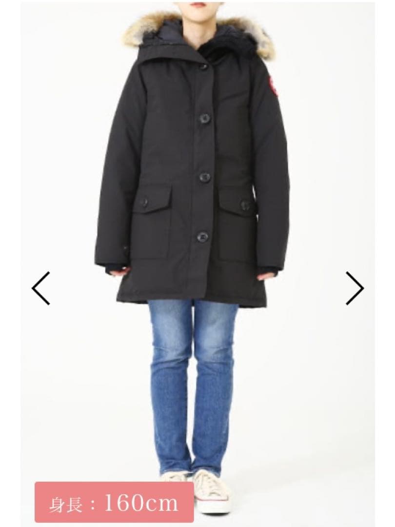 限定価格 カナダグース ダウンジャケット 黒ブラックS BRONTE2603JL