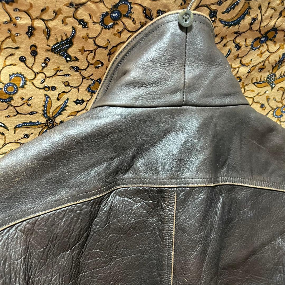 じ*ー様 美品☆LLビーンシグネチャー S★A-2タイプレザージャケット