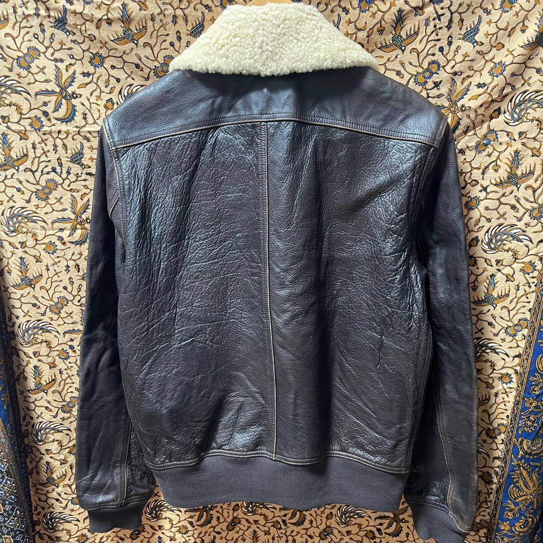 じ*ー様 美品☆LLビーンシグネチャー S★A-2タイプレザージャケット