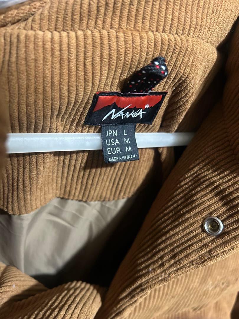 Nanga ナンガ　コーデュロイダウンジャケット
