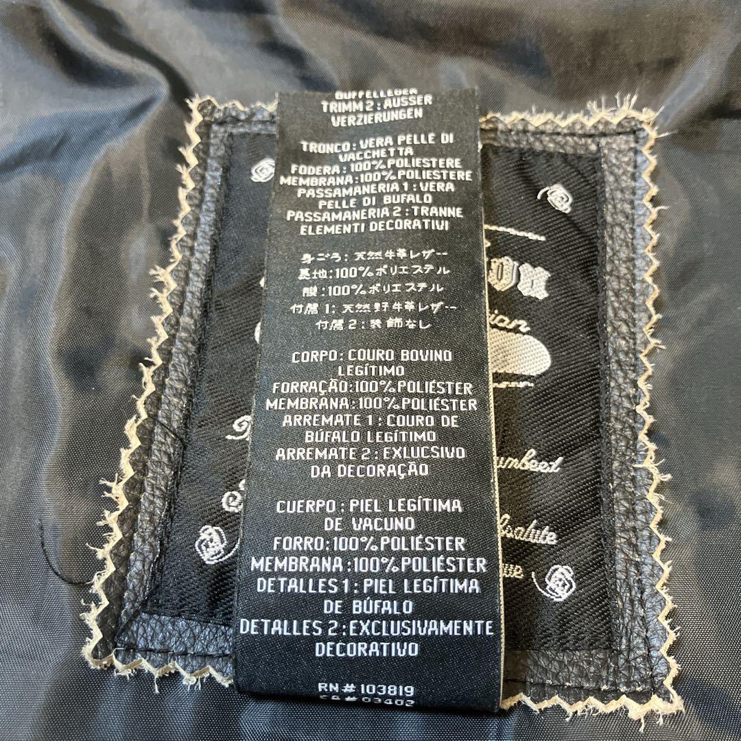 【美品】 Affliction シングルライダースジャケット スカル 刺繍 XL