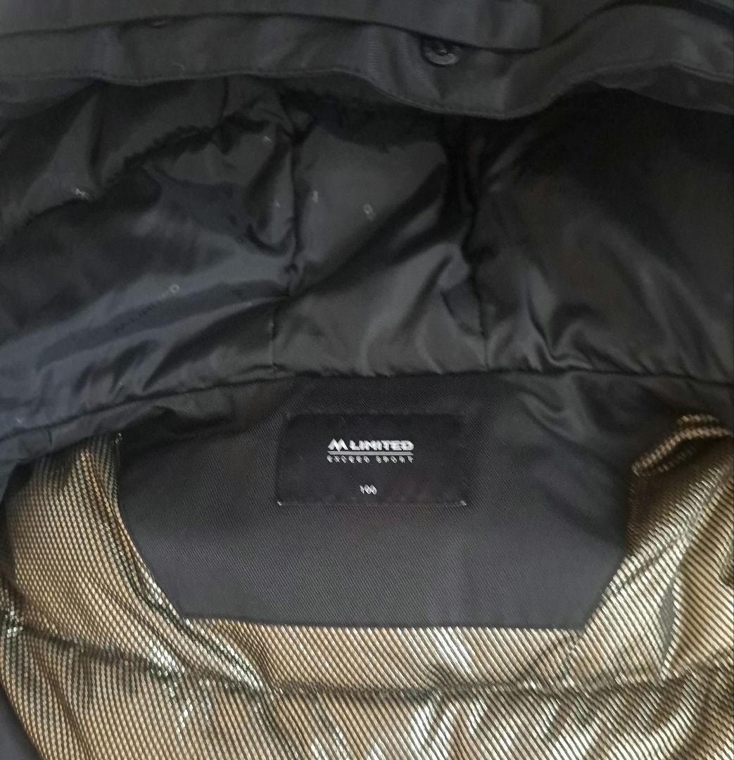 ★美品★【MILLET】レディースフード付ロング丈ダウンジャケット 黒　LL