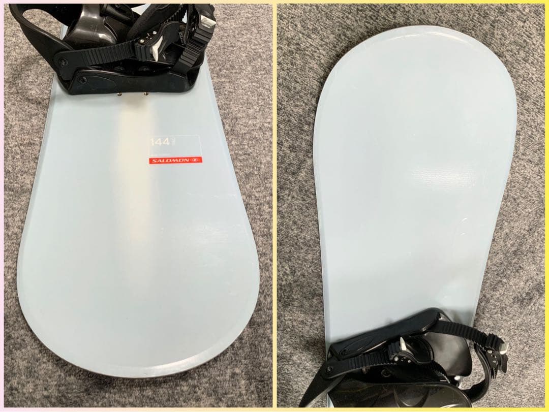 良品　SALOMON スノーボード 144cm バインディング付
