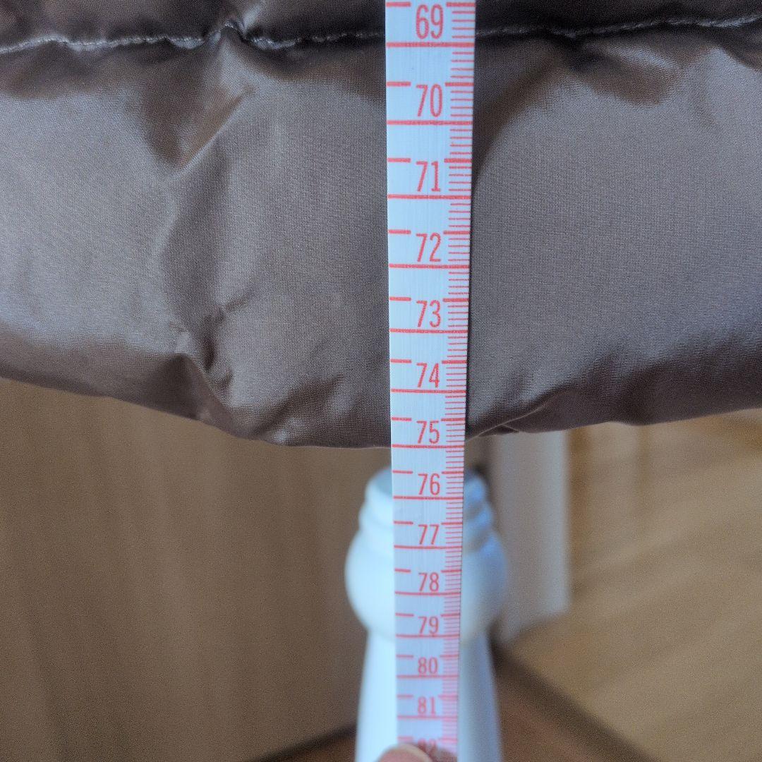 add新品タグ付き高級ロングダウンジャケット たぬきファー取り外し可