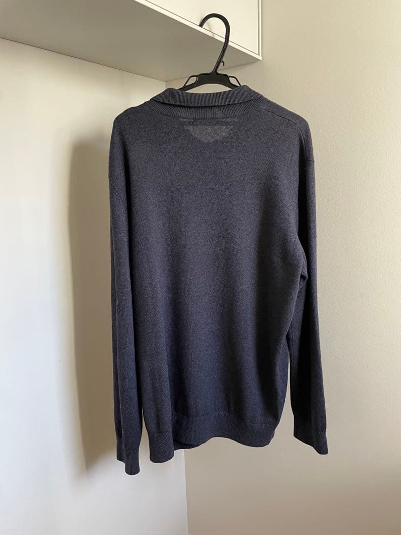 【美品】Papas パパス　カシミヤ　ウール　シルクニット　メンズ