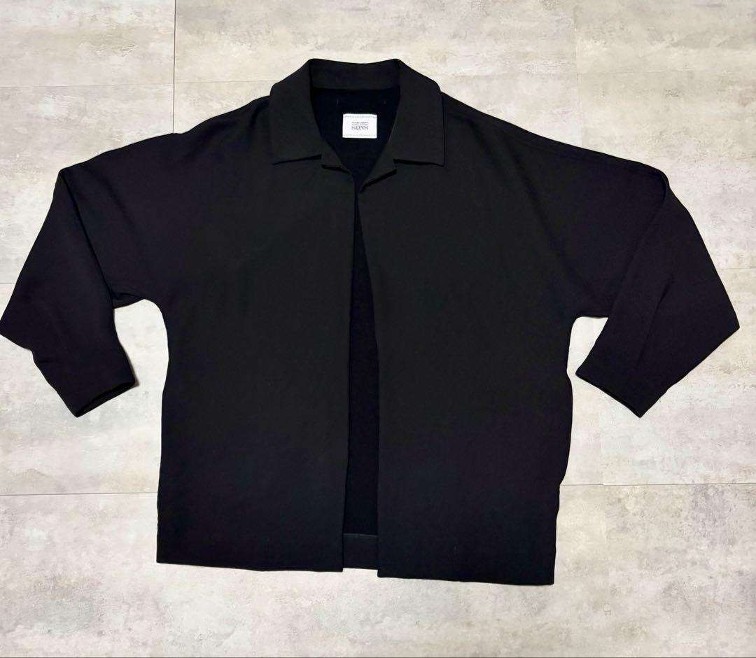 【美品サイズS】DAISUKE OBANA コーチジャケット　ブラック