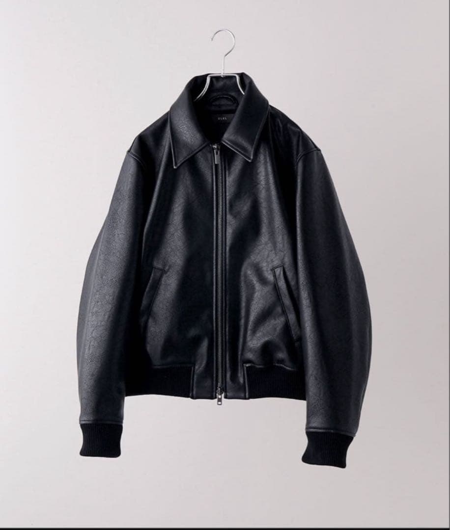 clel ディープテクスチャーブルゾン ブラック　S サイズ