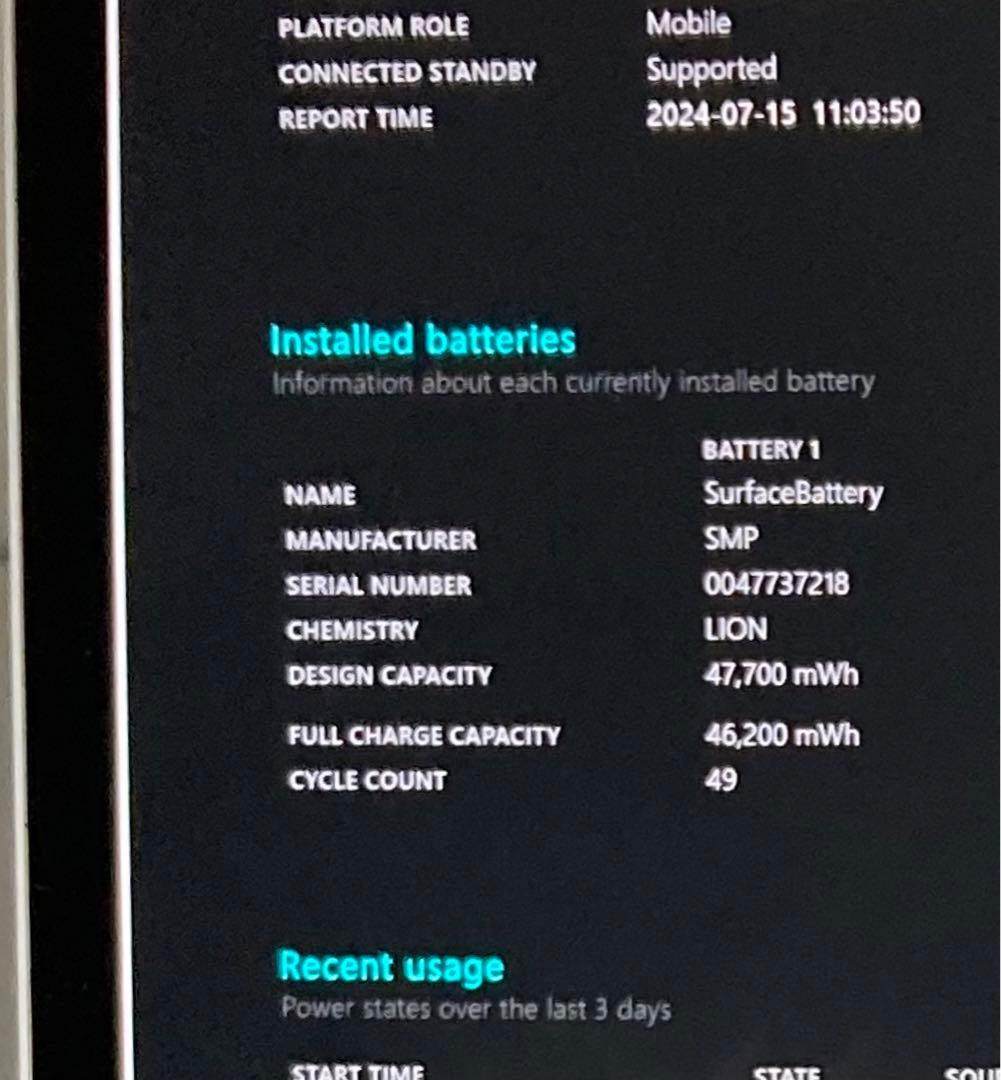 Surface laptop 5 i7-1255U 8GB 256GB ￼