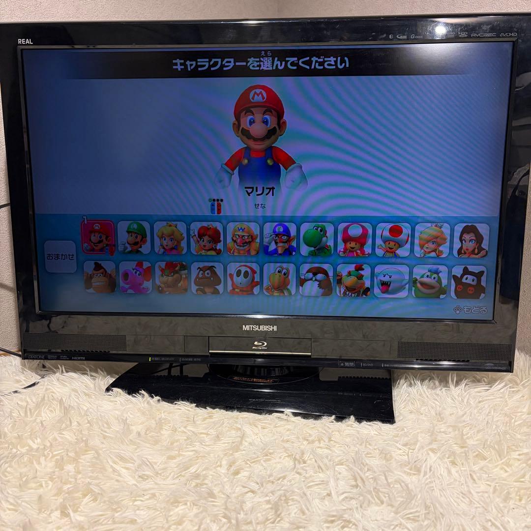 三菱 REAL LCD-32BHR400 ブルーレイ HDD 内蔵 液晶テレビ
