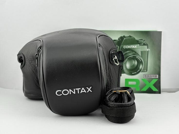 ★極上美品★コンタックス CONTAX RX ボディ★レザーケース、取扱説明書付