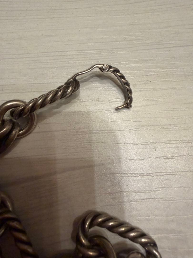 vintage gucci ロープブレスレット グッチ シルバー ロープチェーン
