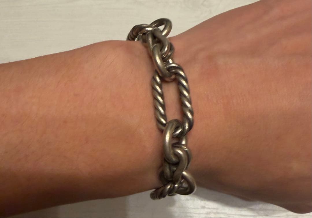 vintage gucci ロープブレスレット グッチ シルバー ロープチェーン