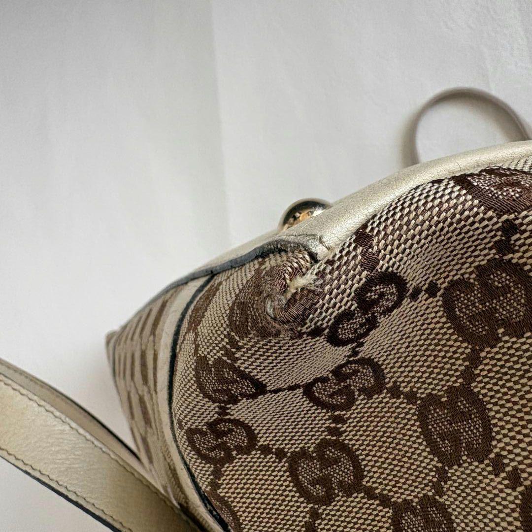 GUCCI グッチ　トートバッグ　アビー　キャンバス　141470