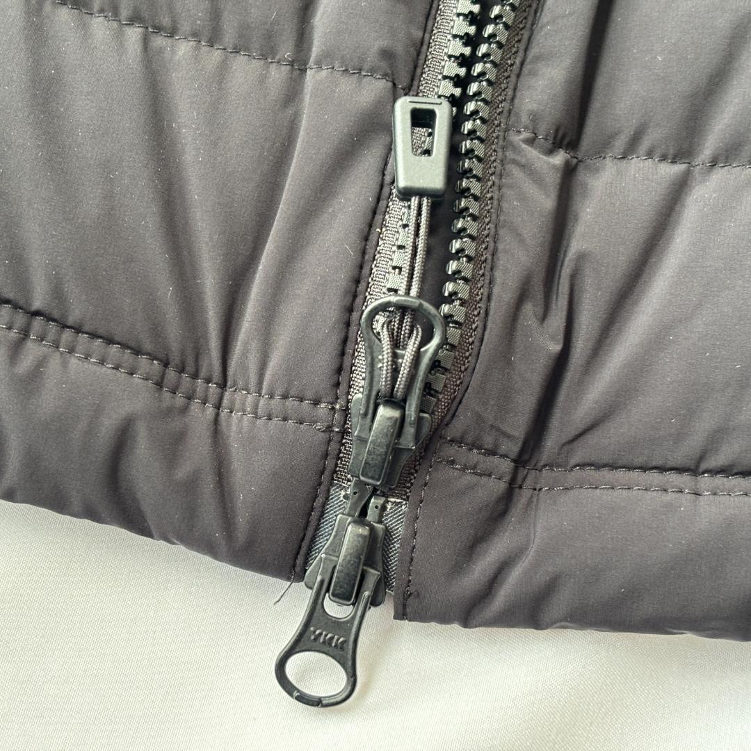 美品 ダントン フードダウンジャケット お洒落 上品コーデ ブラック M