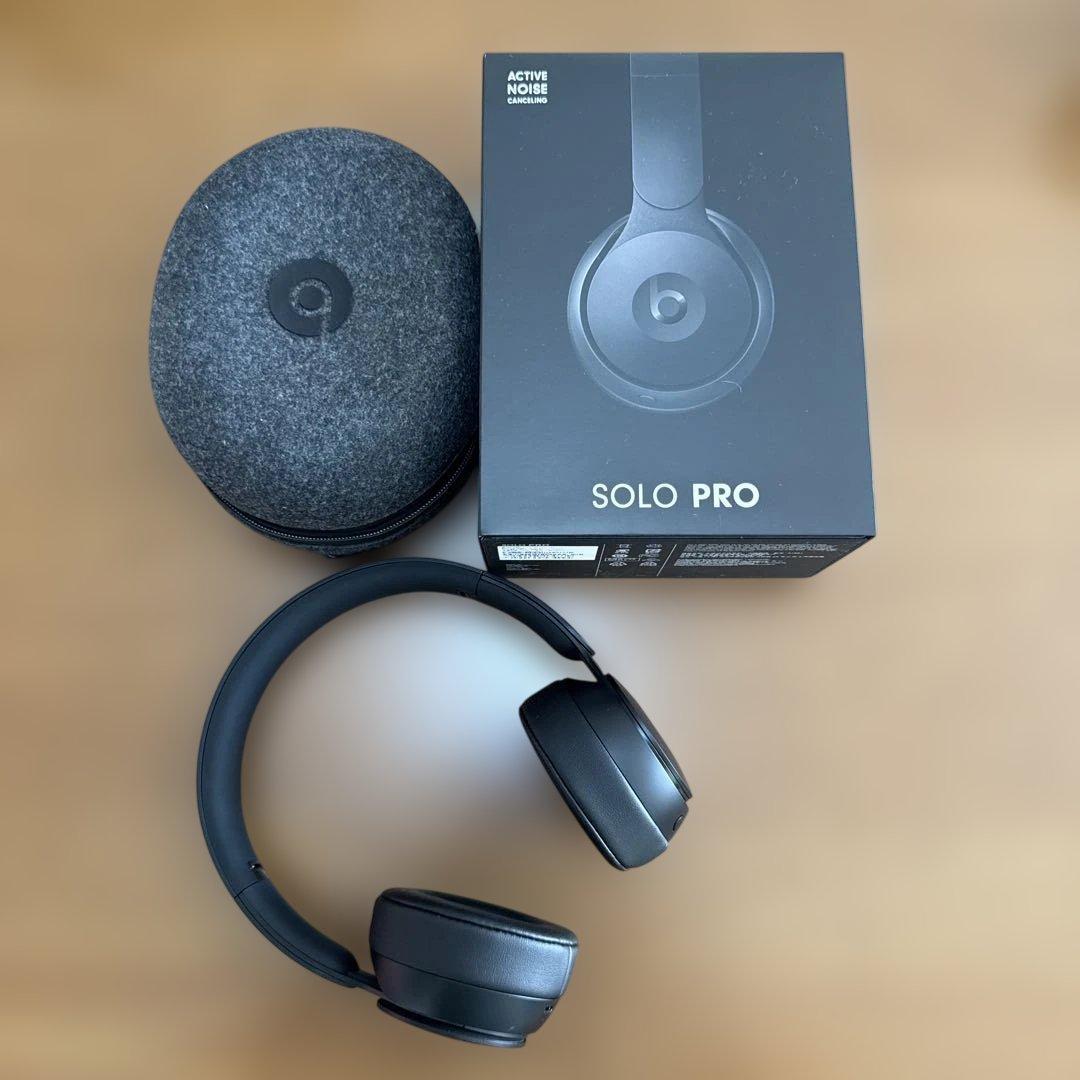 最終値下げ【美品】Beats SOLO PRO ワイヤレスヘッドホン ブラック