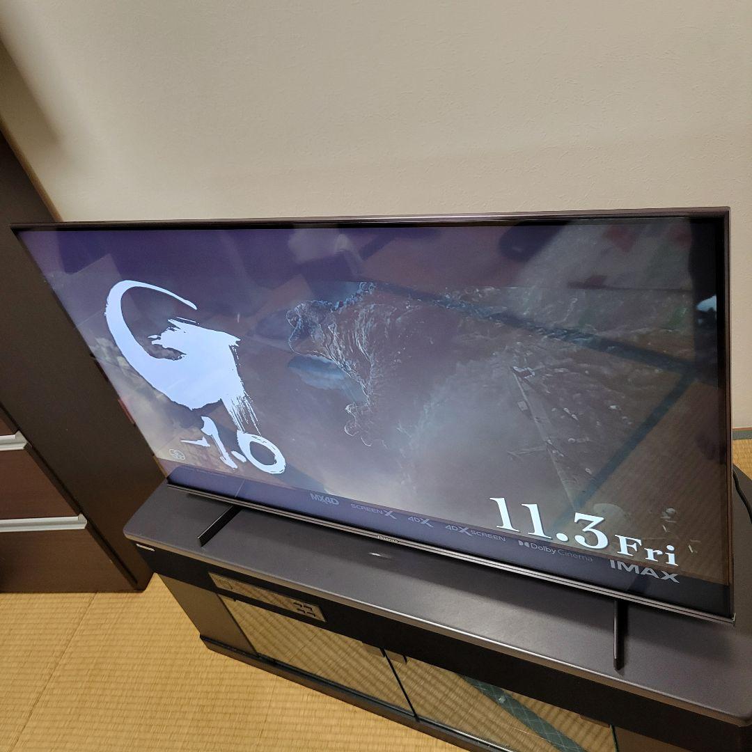 超美品■４Ｋチューナー内蔵TV／YouTube★☆Hisense４３型液晶テレビ