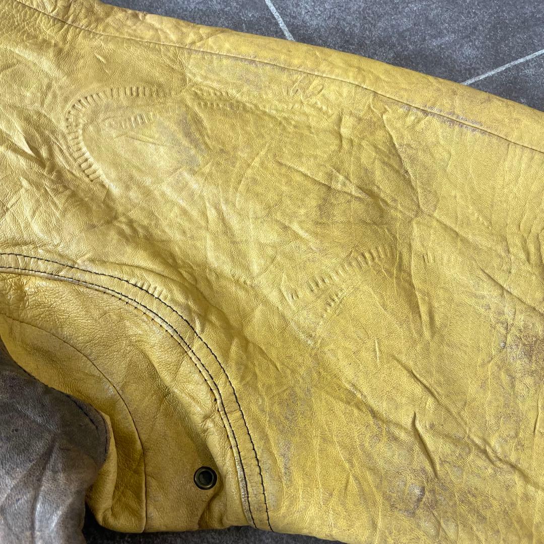 ヴィンテージ M.Julian 本革 レザーボンバージャケット 切替カラー