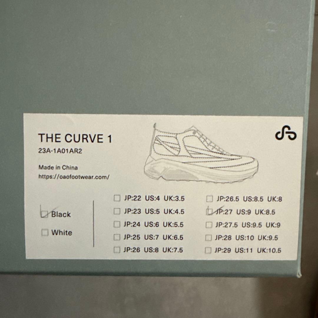 靴 OAO THE CURVE 1 black 27