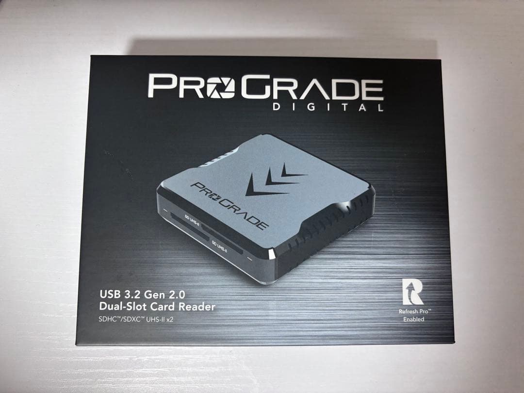 PROGRADE USB 3.2 Gen 2.0 デュアルスロットカードリーダー