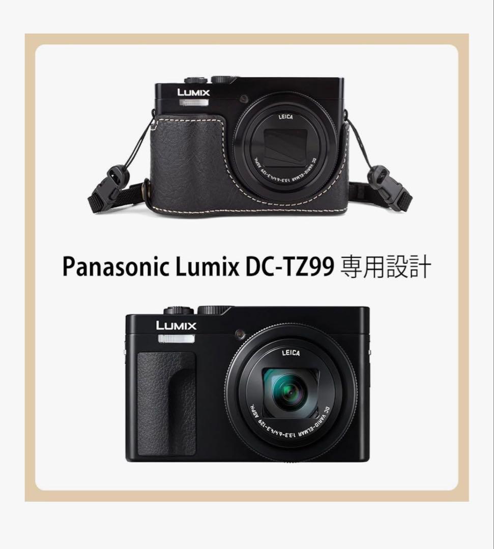 LUMIX DC-TZ99 レザーケース＆メモリカード付