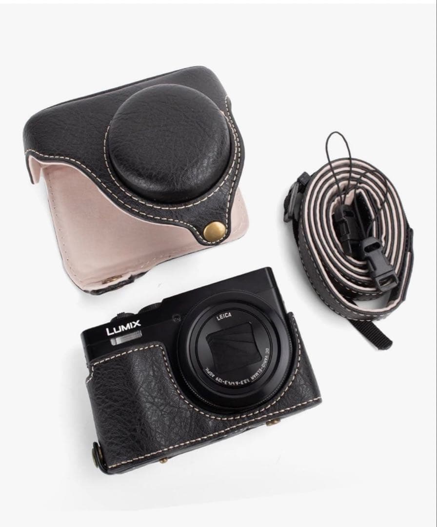 LUMIX DC-TZ99 レザーケース＆メモリカード付