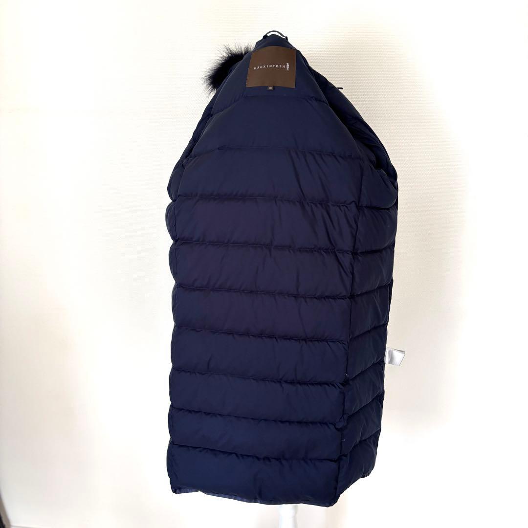 フォロー割引済み/MACKINTOSH ANNAN ファー付 ロングダウンコート