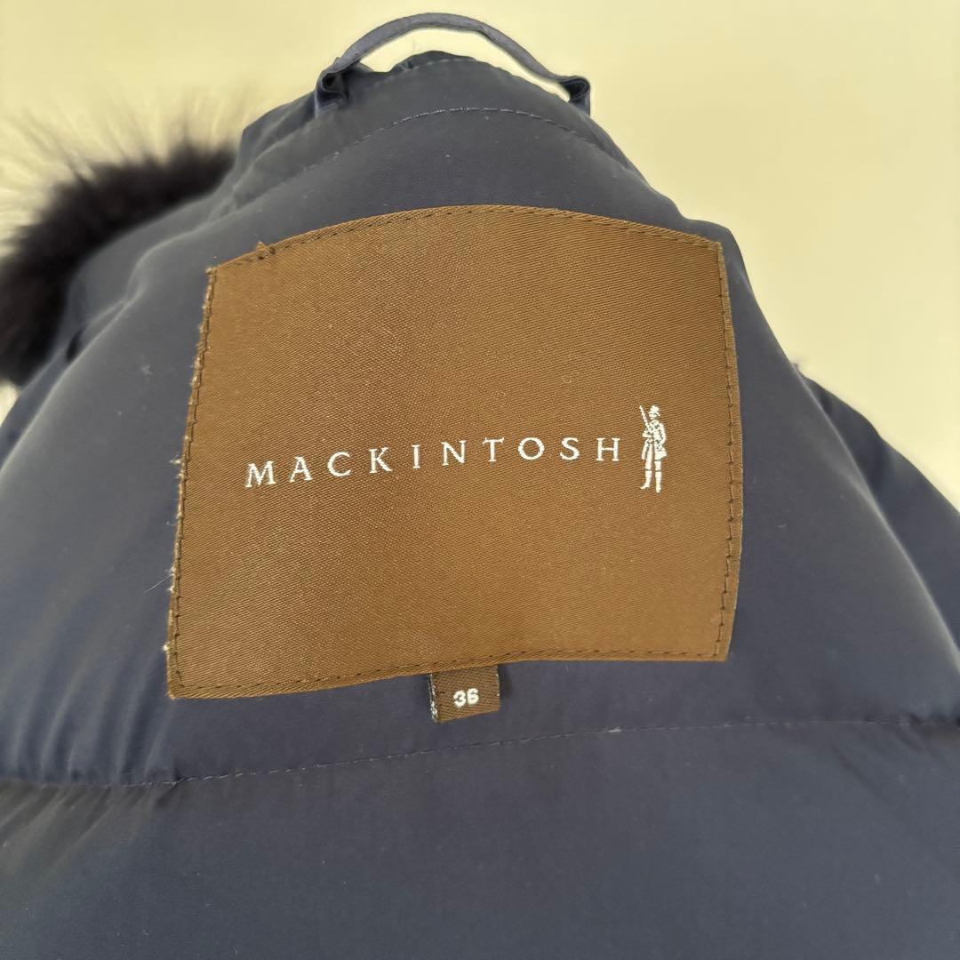フォロー割引済み/MACKINTOSH ANNAN ファー付 ロングダウンコート