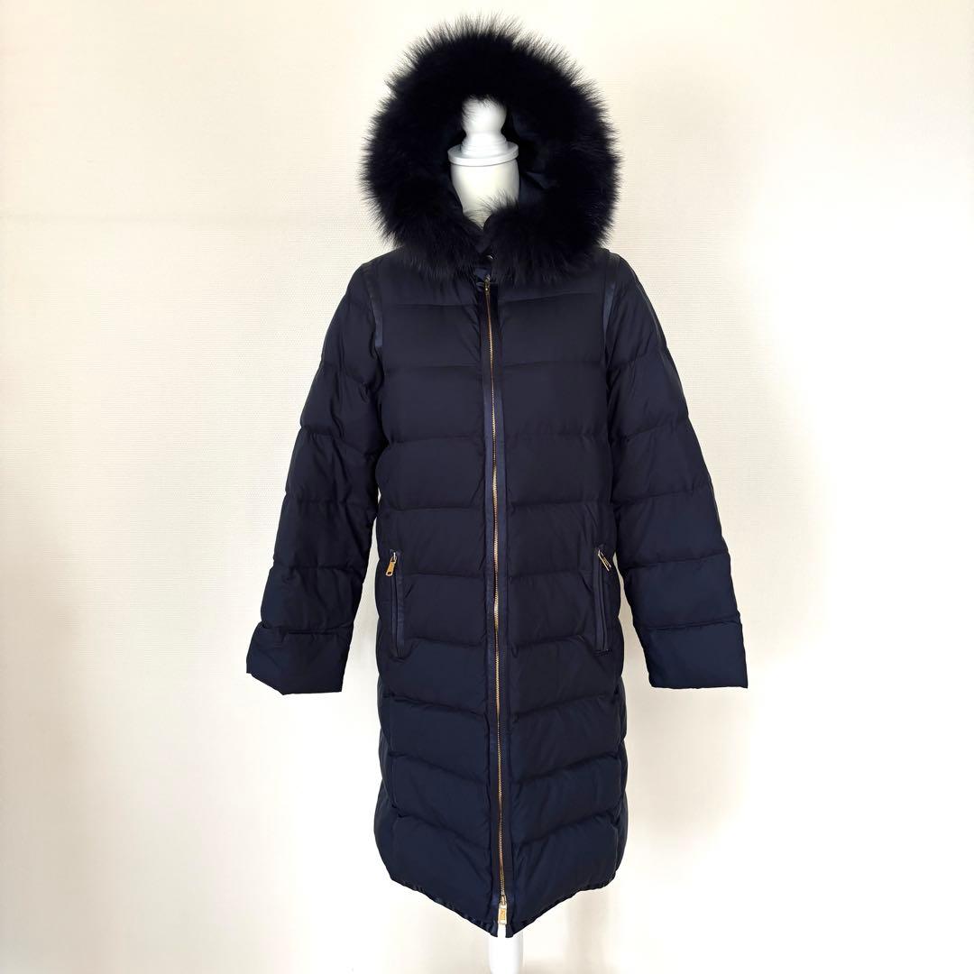 フォロー割引済み/MACKINTOSH ANNAN ファー付 ロングダウンコート