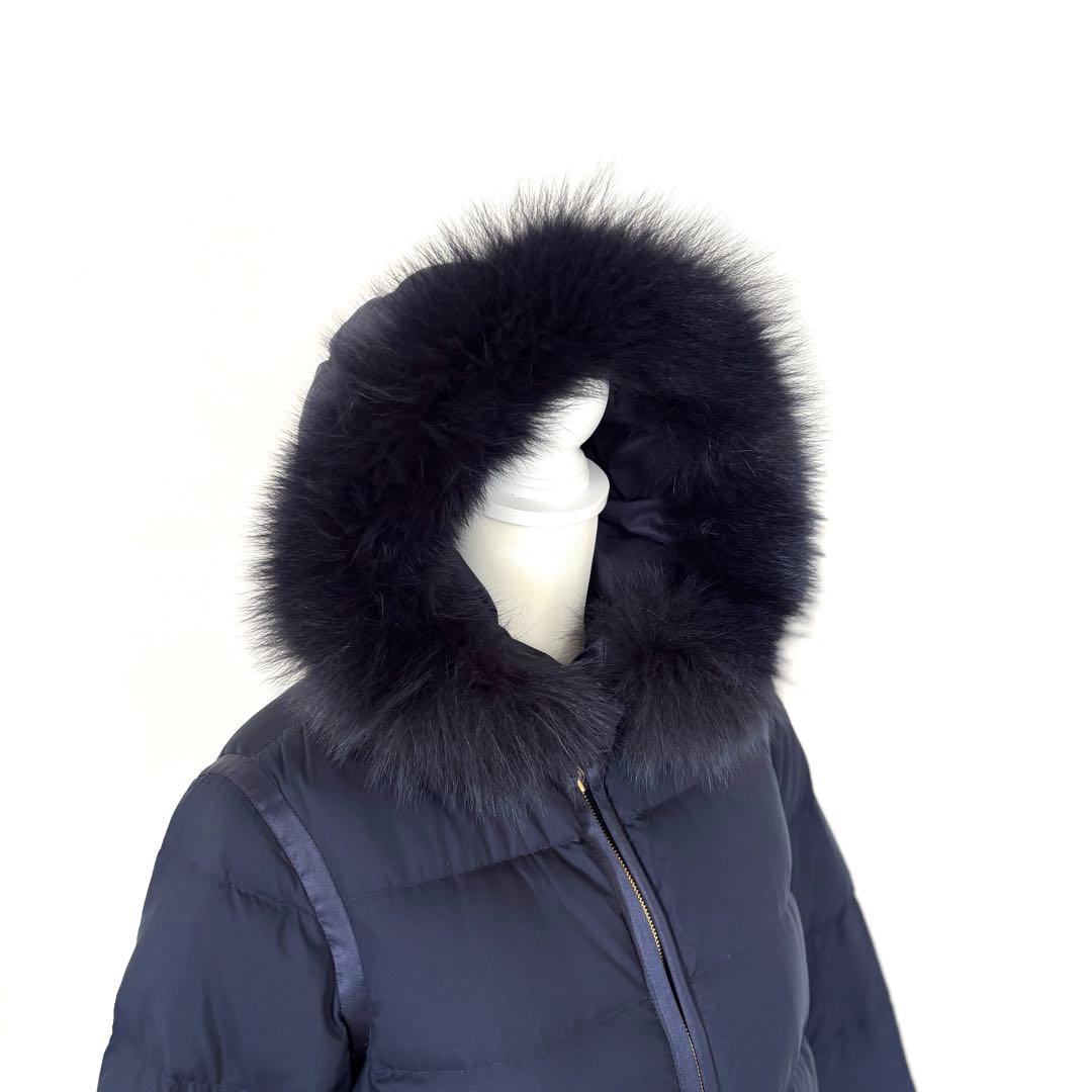 フォロー割引済み/MACKINTOSH ANNAN ファー付 ロングダウンコート