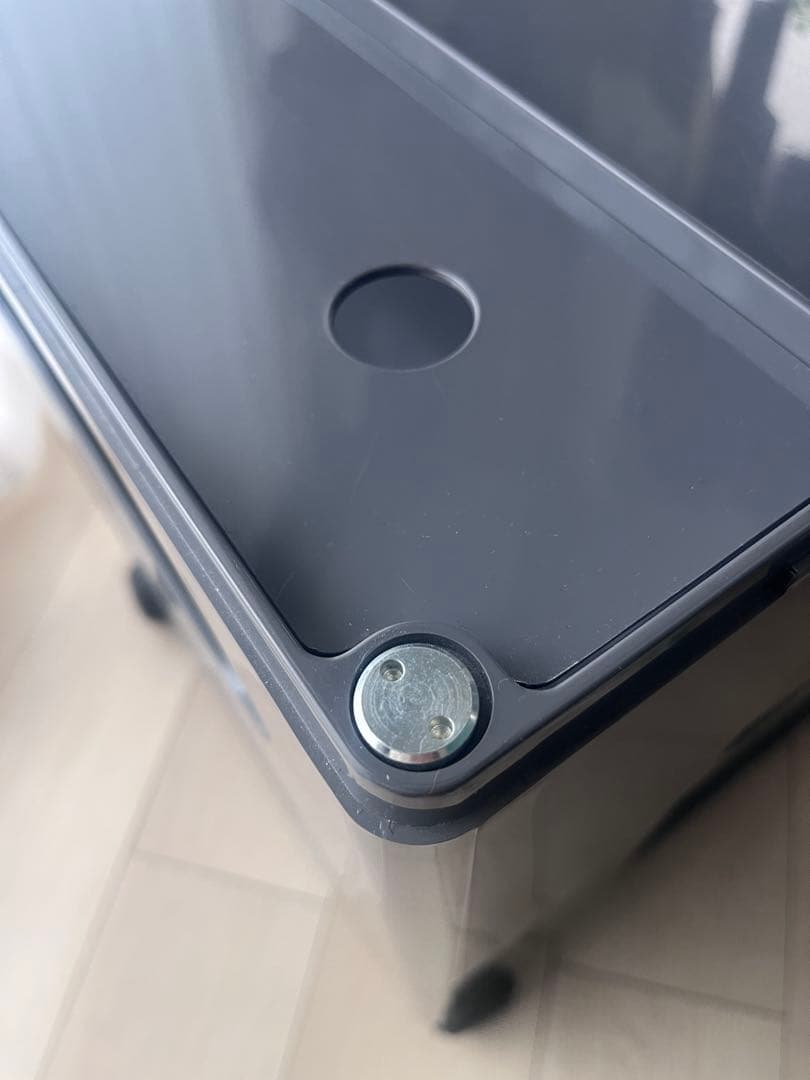 B-LINE ボビーワゴン　キャスター付きグレー収納ボックス