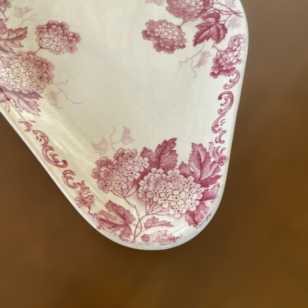 週末お値下げアンティークフランスプレートアジサイ