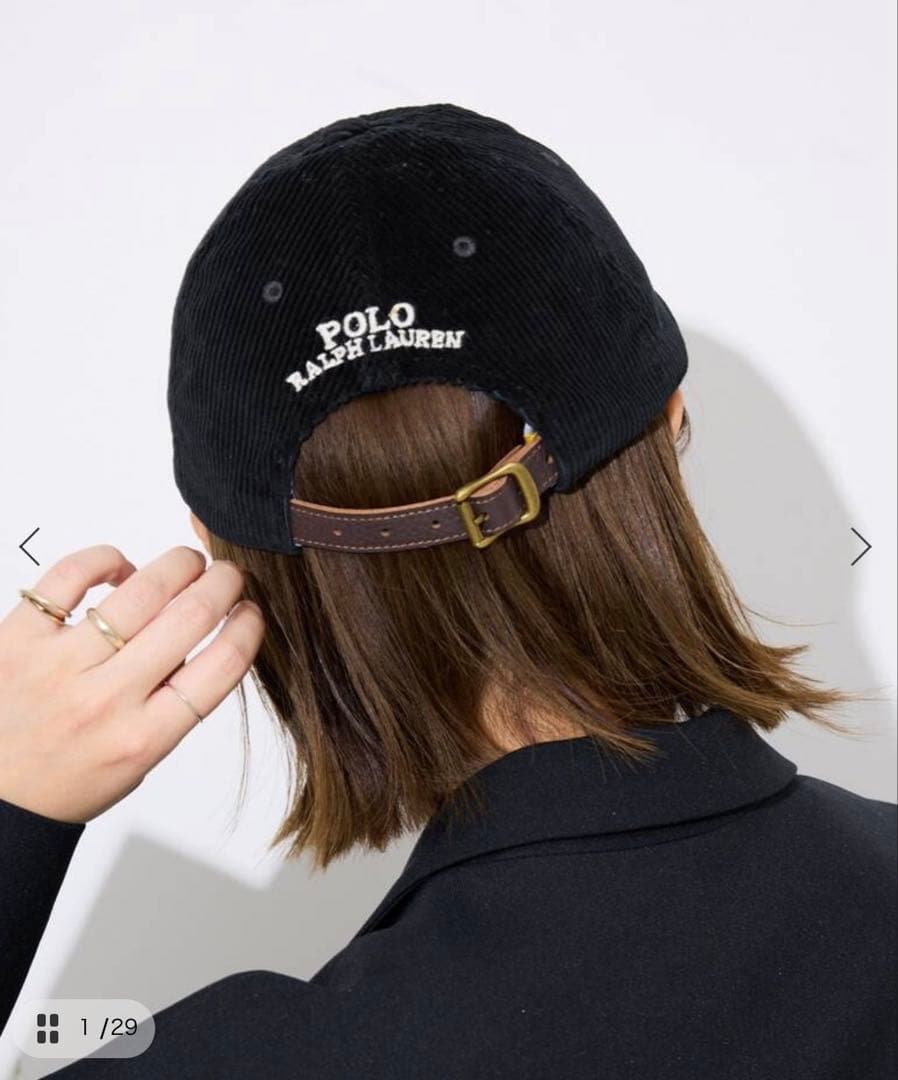 新品⭐︎POLO ポロラルフ ローレン コーデュロイキャップ