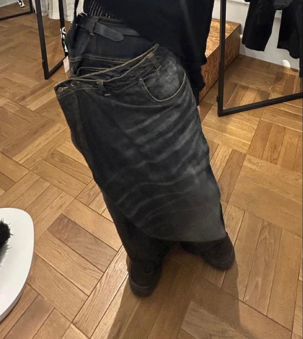 k*a様 ORIMI OVERLAP BUGGY DENIM PANTS