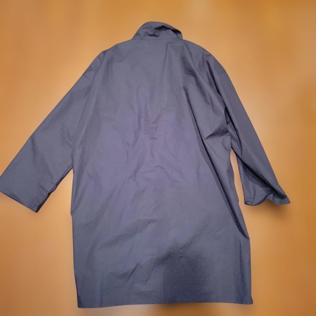 【美品】MUYA リネンリバリーコート ブラック