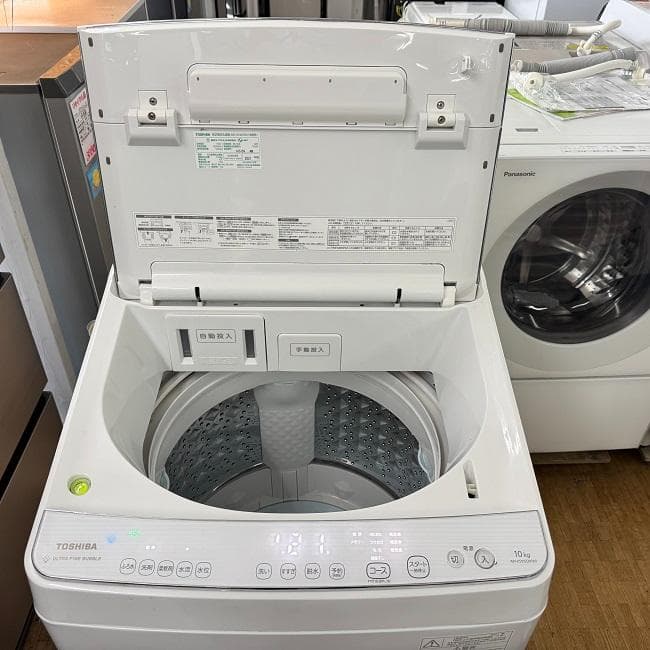 地域限定送料無料　美品 TOSHIBA 東芝 全自動洗濯機 AW-KS10SD9