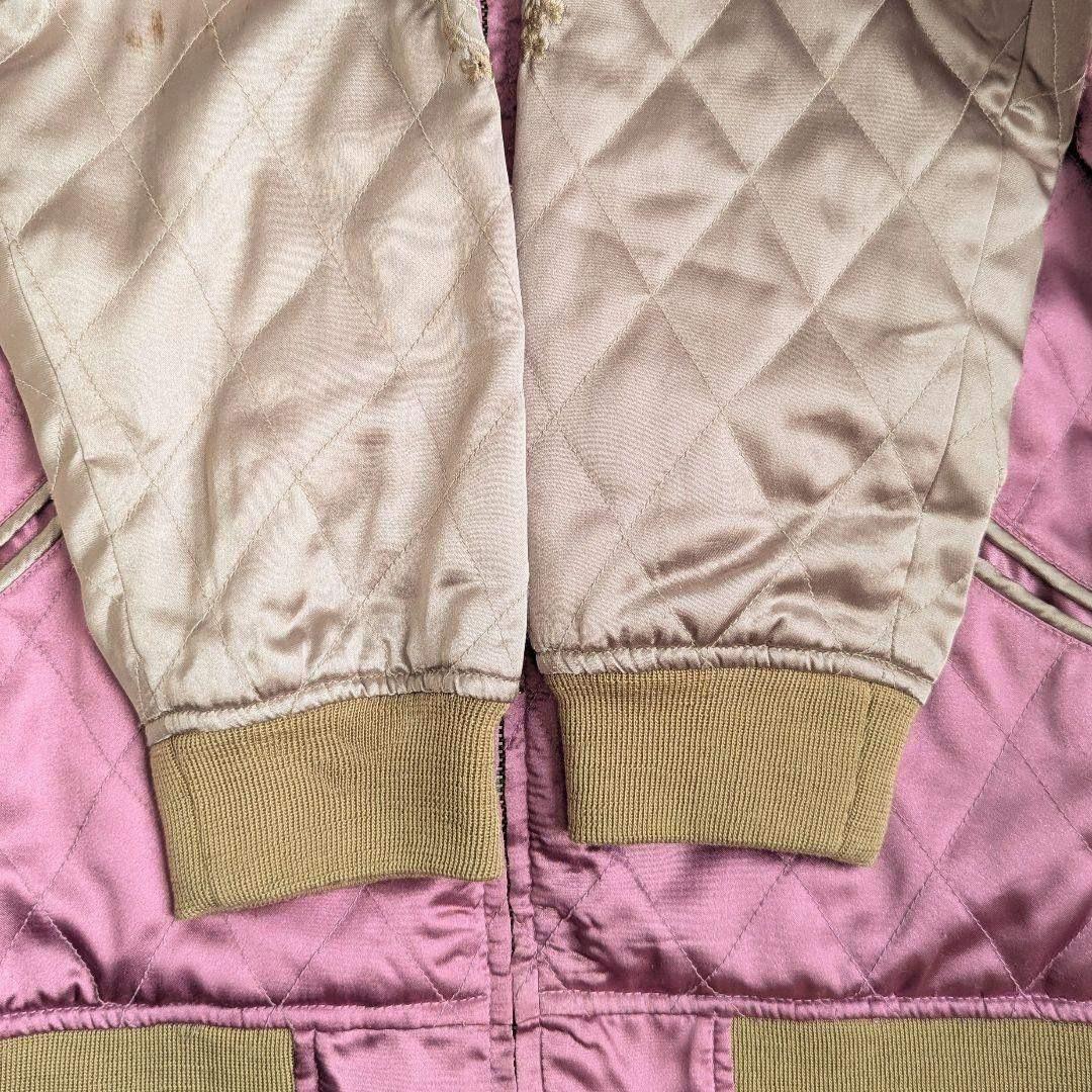 【コラボ♪】タケオキクチ×チキリヤ スカジャン 獅子 桜 縁起