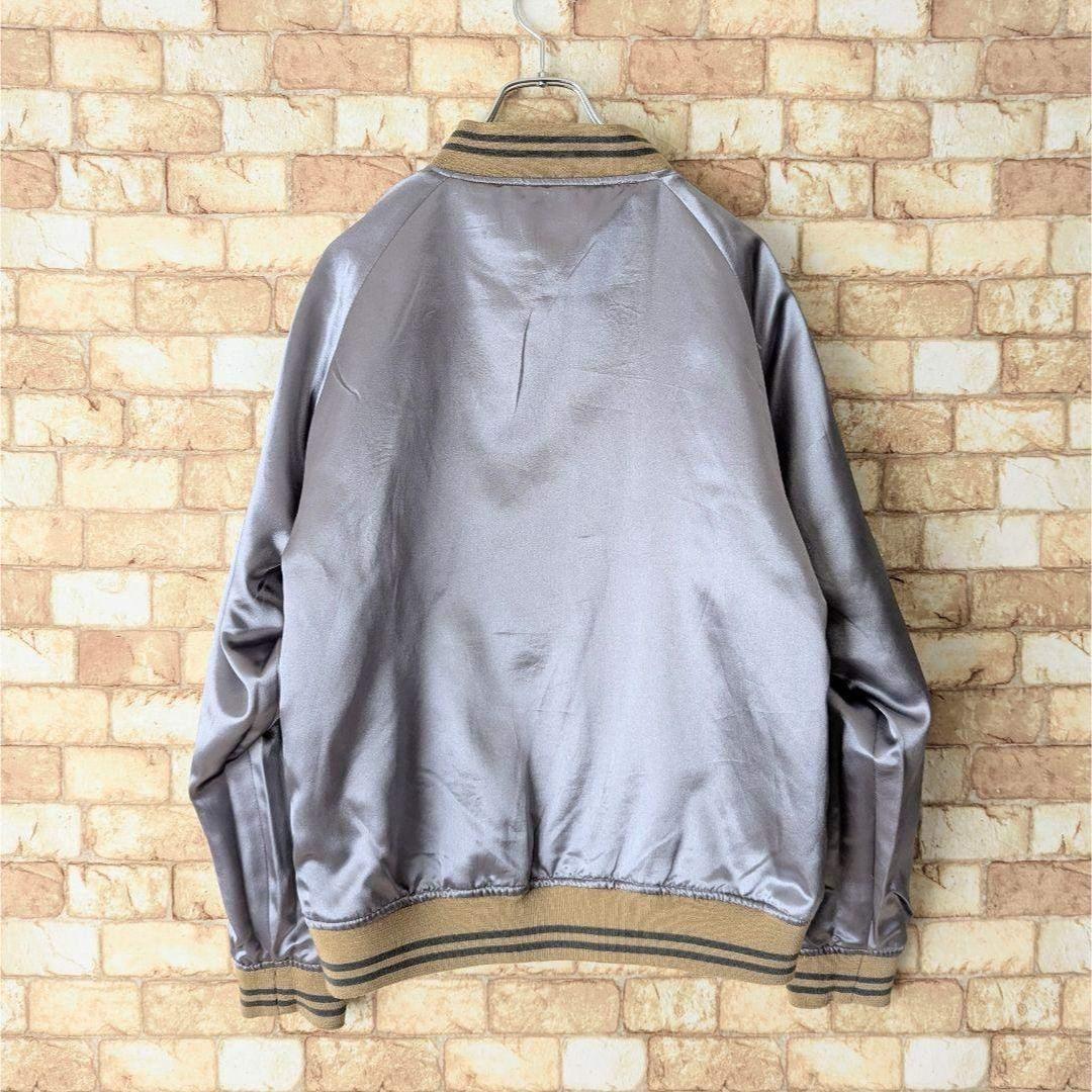 【コラボ♪】タケオキクチ×チキリヤ スカジャン 獅子 桜 縁起