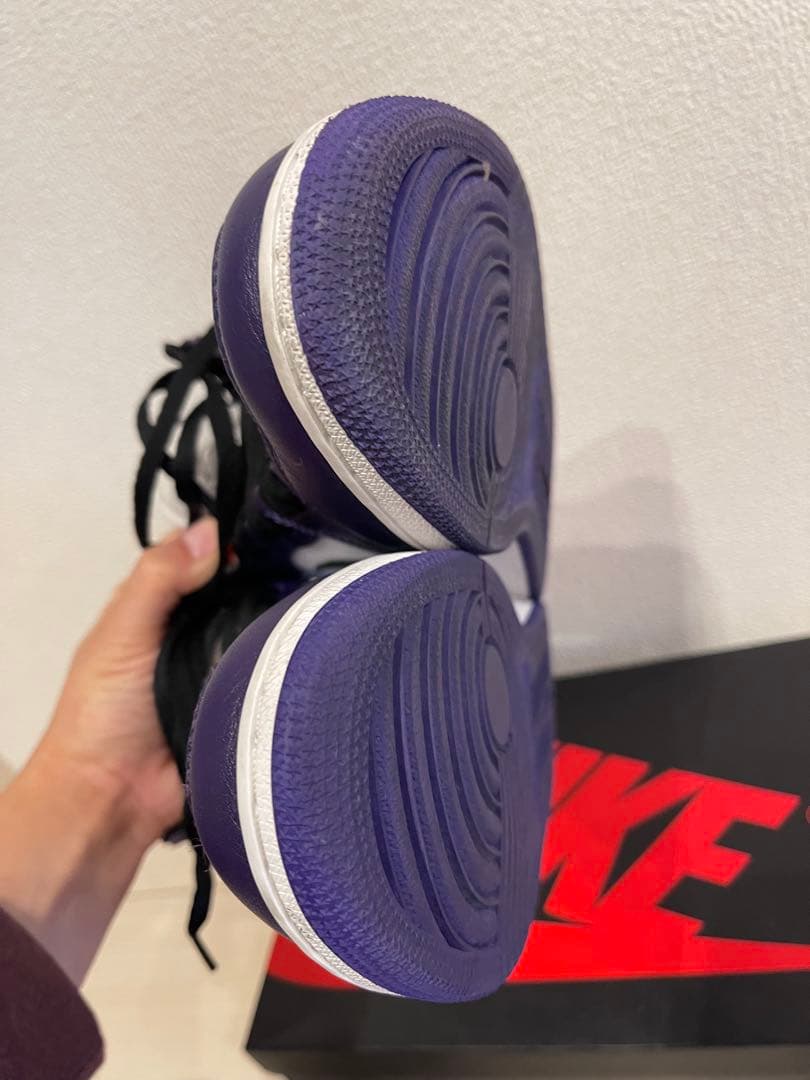 Nike Air Jordan 1 コートパープル/ホワイト/ブラック