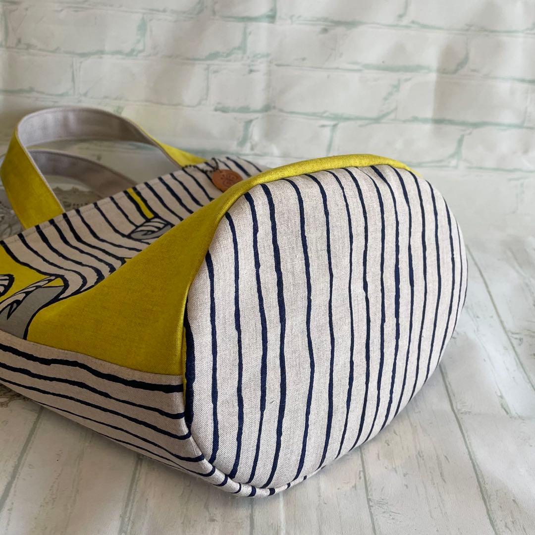 ハンドメイド　バケツトートバッグ　ミナペルホネン　swing　386