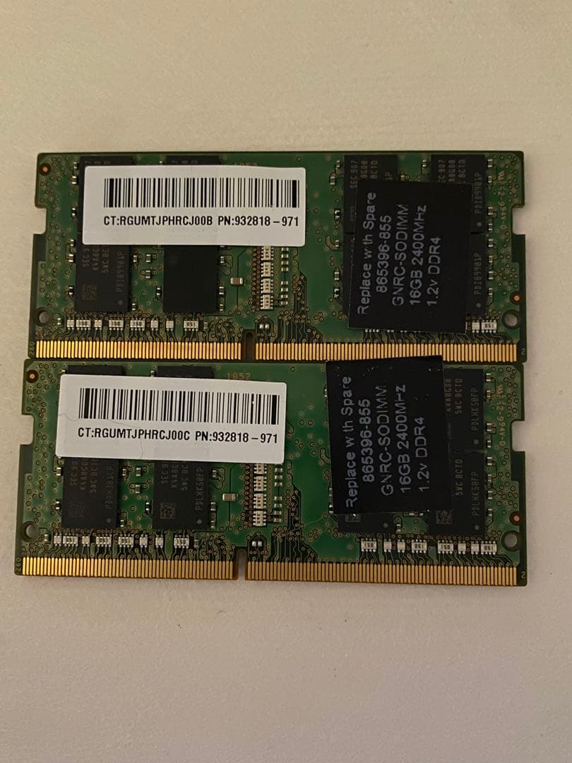 Samsung (16GBx) DDR4メモリ 2666MHz 32GB